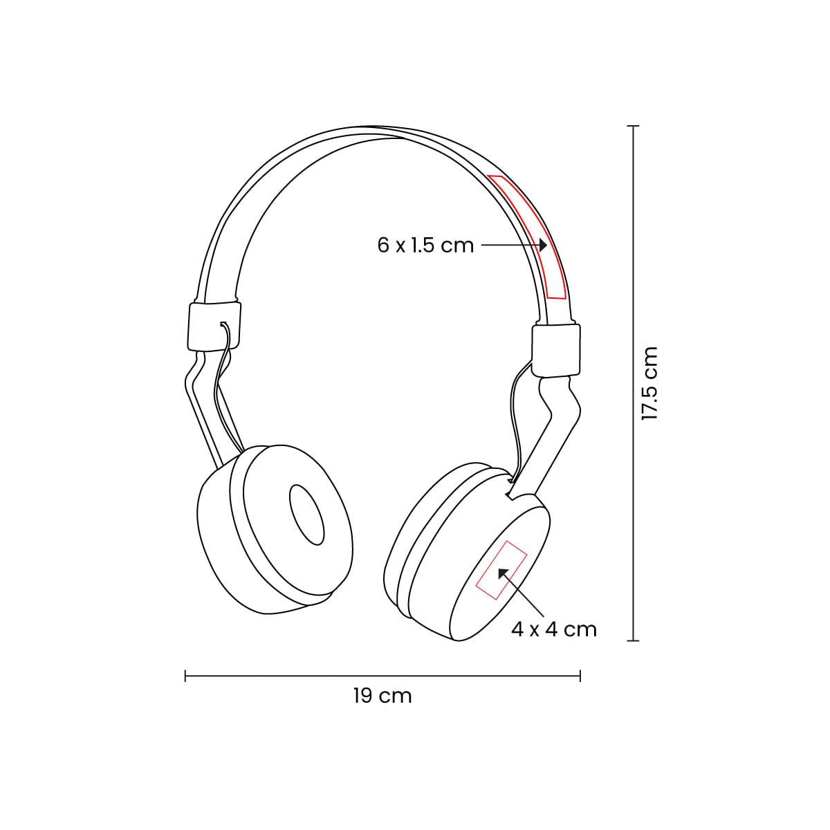 AUDIFONOS KANEK personalizado con logo en Guatemala