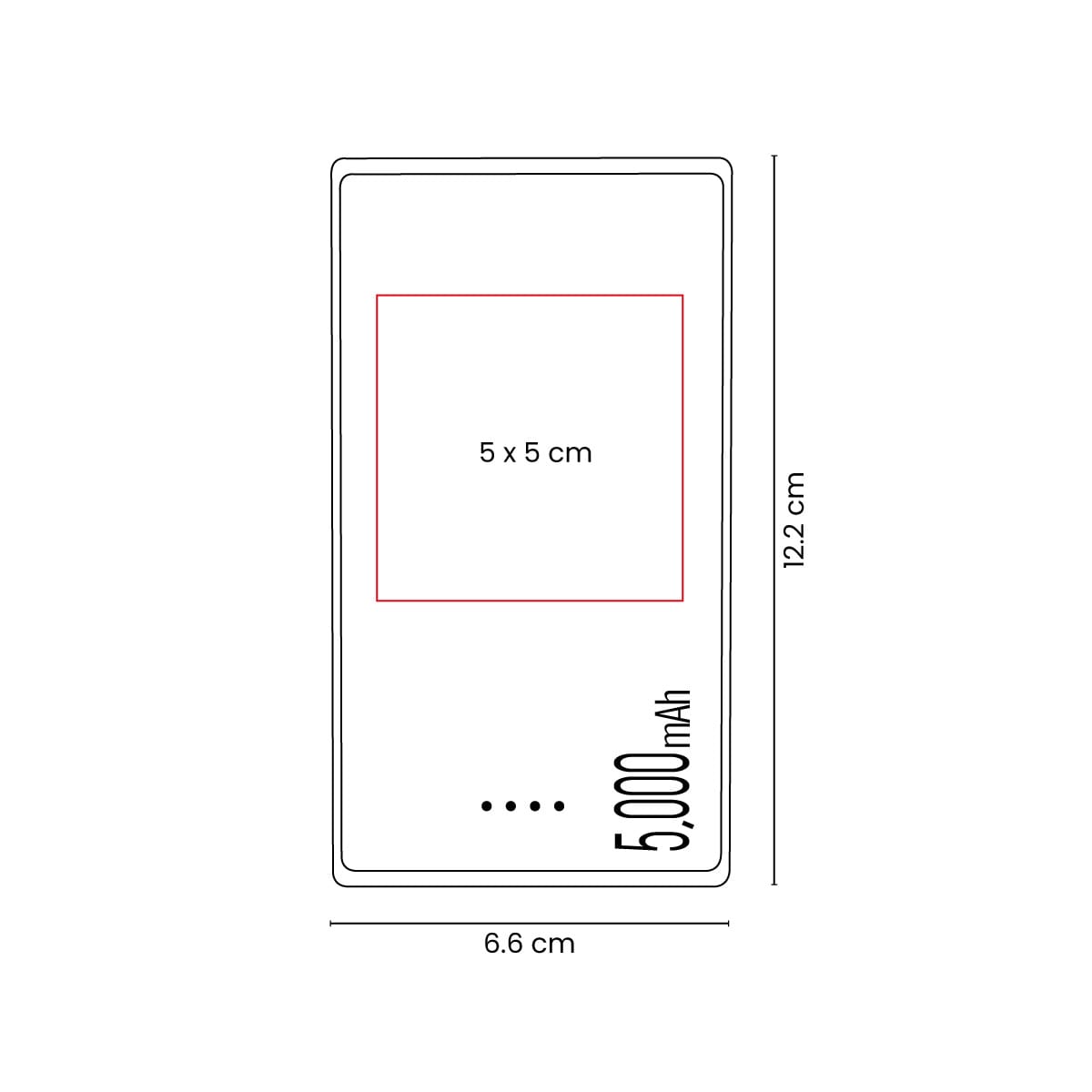 POWER BANK TUNN personalizado con logo en Guatemala