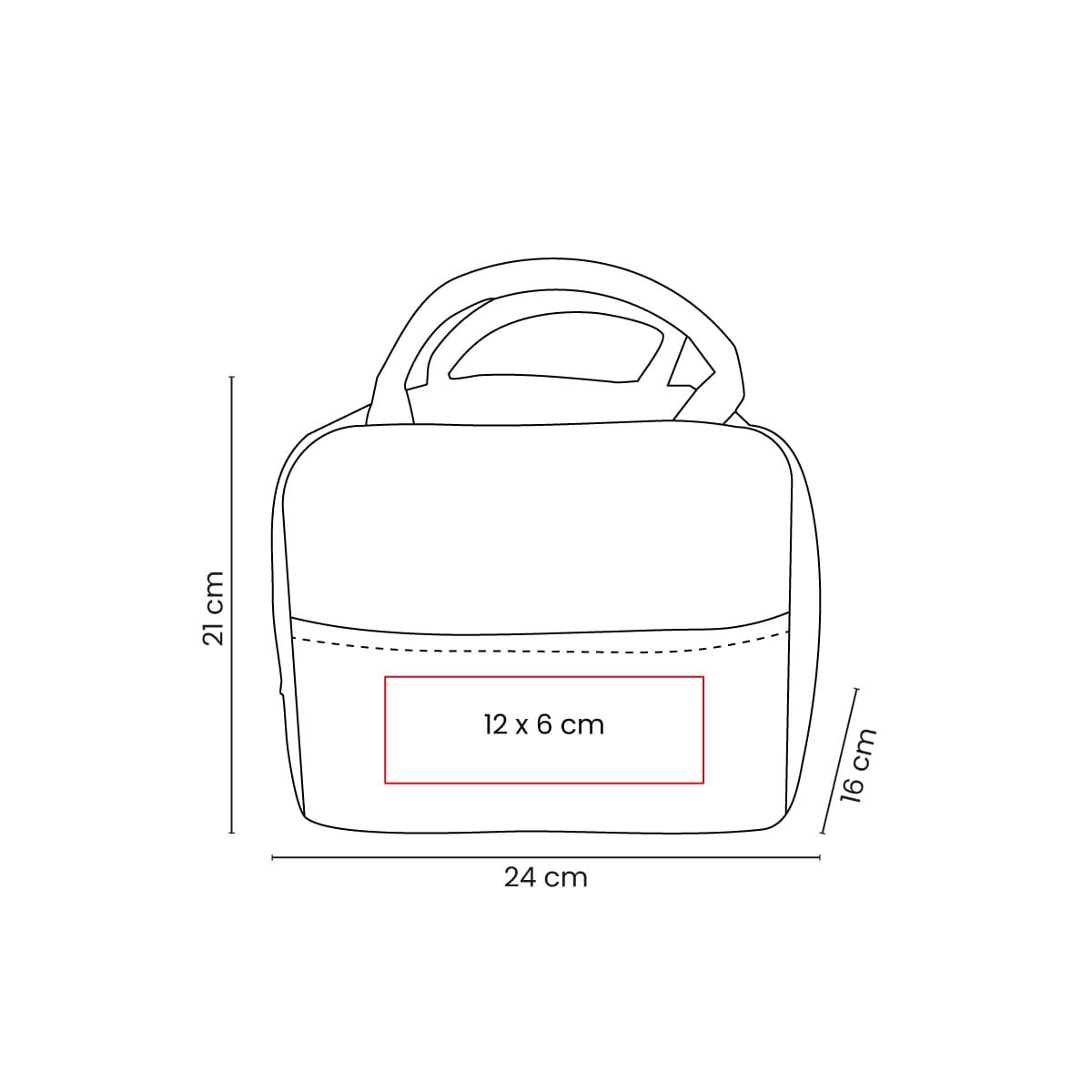 LONCHERA OTTAWA personalizado con logo en Guatemala