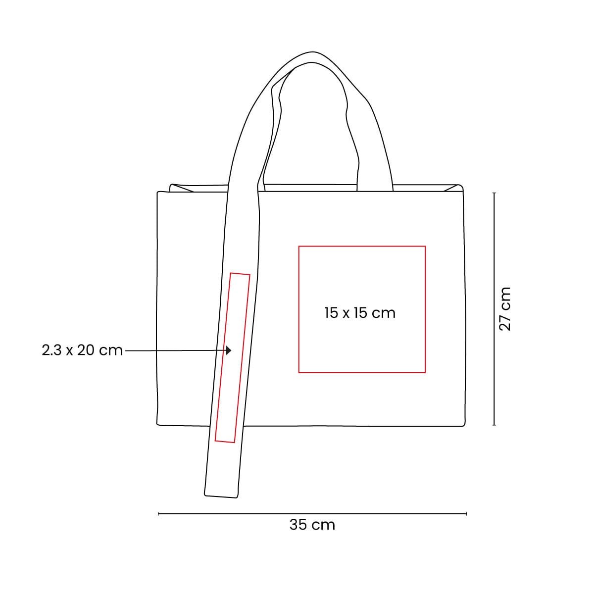 BOLSA SABBIA personalizado con logo en Guatemala