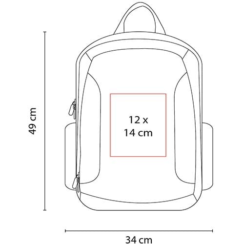 MOCHILA METROPOLITAN personalizado con logo en Guatemala